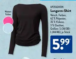 Aldi Süd UP2FASHION Langarm-Shirt Angebot