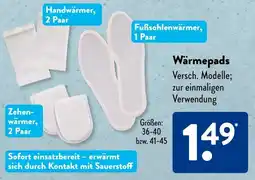 Aldi Süd Wärmepads Angebot