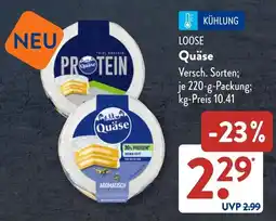 Aldi Süd LOOSE Quäse Angebot