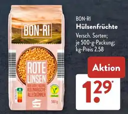 Aldi Süd BON-RI Hülsenfrüchte Angebot
