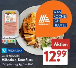 Aldi Süd MEINE METZGEREI Hähnchen-Brustfilets Angebot