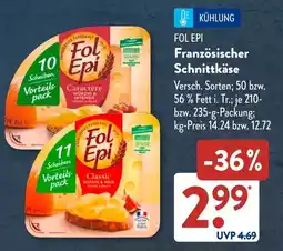 Aldi Süd FOL EPI Französischer Schnittkäse Angebot