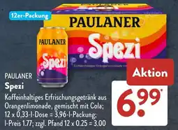 Aldi Süd PAULANER Spezi Angebot