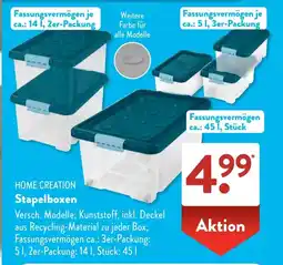 Aldi Süd HOME CREATION Stapelboxen Angebot