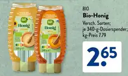 Aldi Süd BIO Bio-Honig Angebot