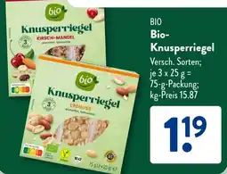 Aldi Süd BIO Bio- Knusperriegel Angebot