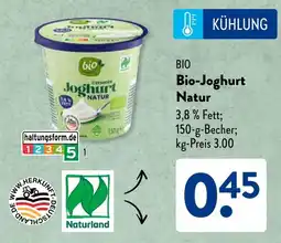 Aldi Süd BIO Bio-Joghurt Natur Angebot