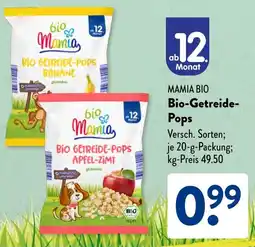 Aldi Süd MAMIA BIO Bio-Getreide- Pops Angebot