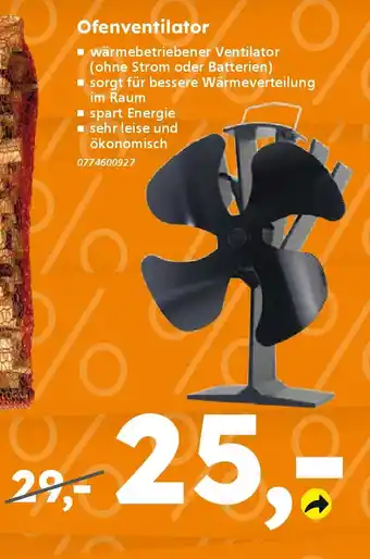 Globus Baumarkt Ofenventilator Angebot