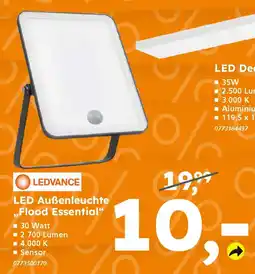 Globus Baumarkt LEDVANCE LED Außenleuchte ,,Flood Essential❝ Angebot