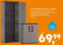 Globus Baumarkt Kunststoffschrank Set „Quadra❝ Angebot