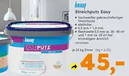 Globus Baumarkt KNAUF Streichputz Easy Angebot