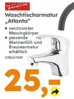 Globus Baumarkt TrendLine Waschtischarmatur „Atlanta" Angebot