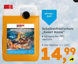 Globus Baumarkt SONAX Scheibenfrostschutz ,,Sweet Home" Angebot