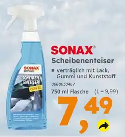 Globus Baumarkt SONAX Scheibenenteiser Angebot