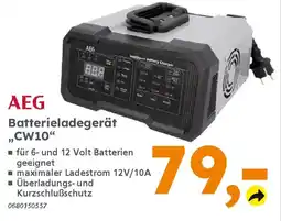 Globus Baumarkt AEG Batterieladegerät Angebot
