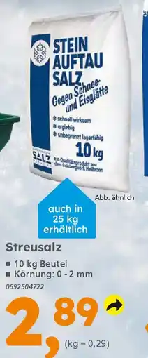 Globus Baumarkt Streusalz Angebot