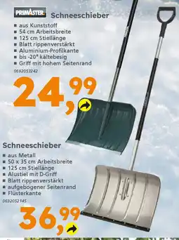 Globus Baumarkt Schneeschieber Angebot