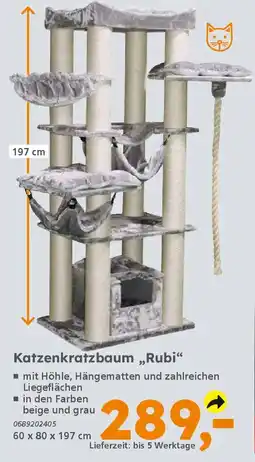 Globus Baumarkt Katzenkratzbaum „Rubi❝ Angebot