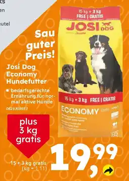 Globus Baumarkt Josi Dog Economy Hundefutter Angebot