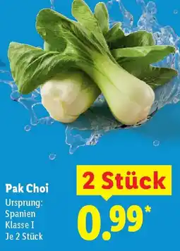 Lidl Pak Choi Angebot