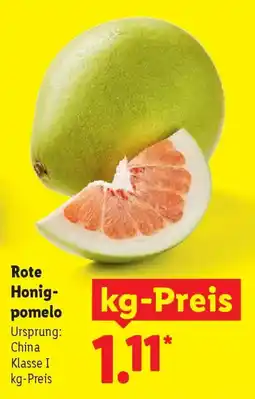 Lidl Rote Honigpomelo Angebot