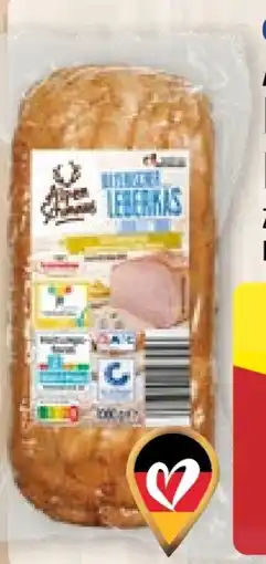 Aldi Nord Alpenschmaus Bayerischer Leberkäs Angebot