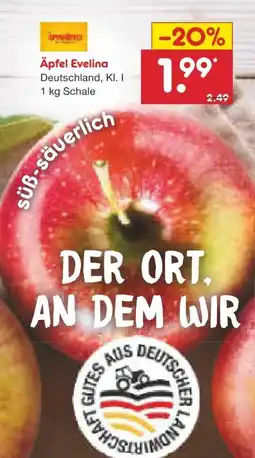 Netto Marken-Discount Evelina Äpfel Angebot
