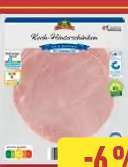 Aldi Nord Gut Drei Eichen Koch- Hinter­schinken XXL Angebot