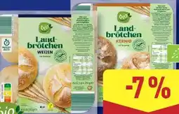 Aldi Nord Bio Smiley Bio-Landbrötchen vegan Angebot