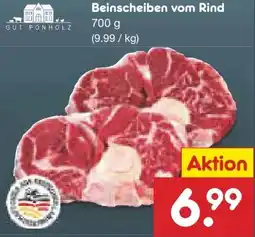 Netto Marken-Discount Gut Ponholz Beinscheiben vom Rind Angebot