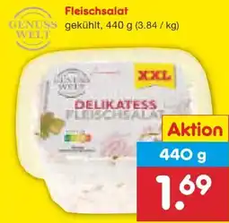 Netto Marken-Discount Genuss Welt Delikatess Fleischsalat XXL Angebot