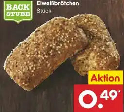 Netto Marken-Discount Netto Backstube Eiweißbrötchen Angebot