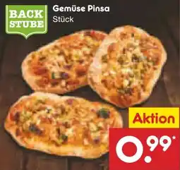 Netto Marken-Discount Netto Backstube Gemüse Pinsa Angebot