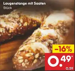 Netto Marken-Discount Netto Backstube Laugenstange mit Saaten Angebot