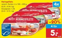 Netto Marken-Discount Hawesta Heringsfilets Angebot
