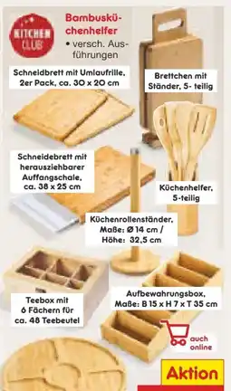 Netto Marken-Discount Kitchen Club Bambusküchenhelfer Angebot