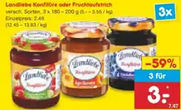 Netto Marken-Discount Landliebe Konfitüre Angebot