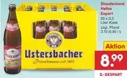Netto Marken-Discount Staudenland Helles Export Angebot