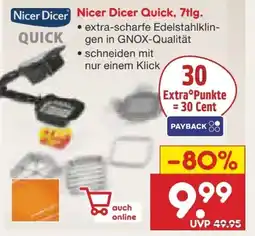 Netto Marken-Discount Genius Nicer Dicer Quick 7-tlg Angebot