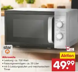 Netto Marken-Discount Star-Q Mikrowelle Angebot