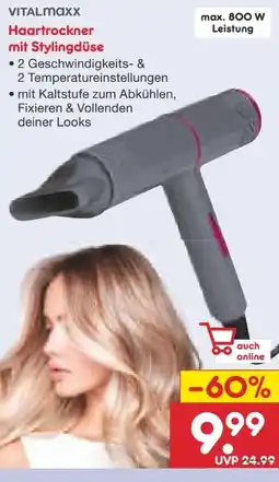 Netto Marken-Discount Vitalmaxx Haartrockner Angebot
