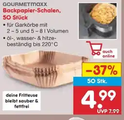 Netto Marken-Discount Gourmetmaxx Backpapier-Schalen Angebot