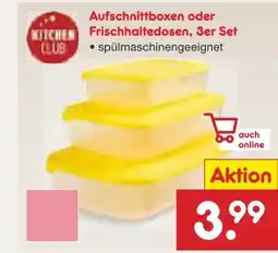 Netto Marken-Discount Kitchen Club Aufschnittboxen 3er Set Angebot