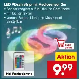 Netto Marken-Discount LED Plüsch Strip Angebot