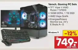 Netto Marken-Discount Gaming PC Set Angebot