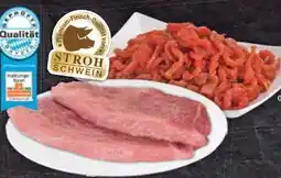 E-Center Strohschwein Schnitzel Angebot