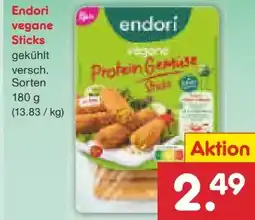 Netto Marken-Discount Endori Protein Gemüse Sticks Angebot