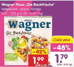 Netto Marken-Discount Original Wagner Die Backfrische Pizza Angebot