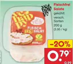 Netto Marken-Discount vehappy Fleischfrei Salate Angebot